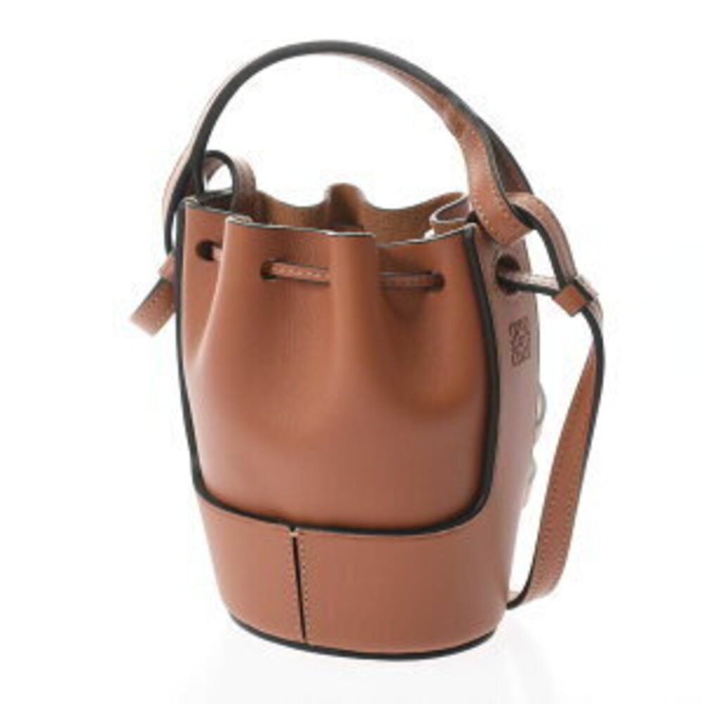LOEWE Balloon Bag Drawstring Tan Napa Calf Shoulder - Picture 2 of 9